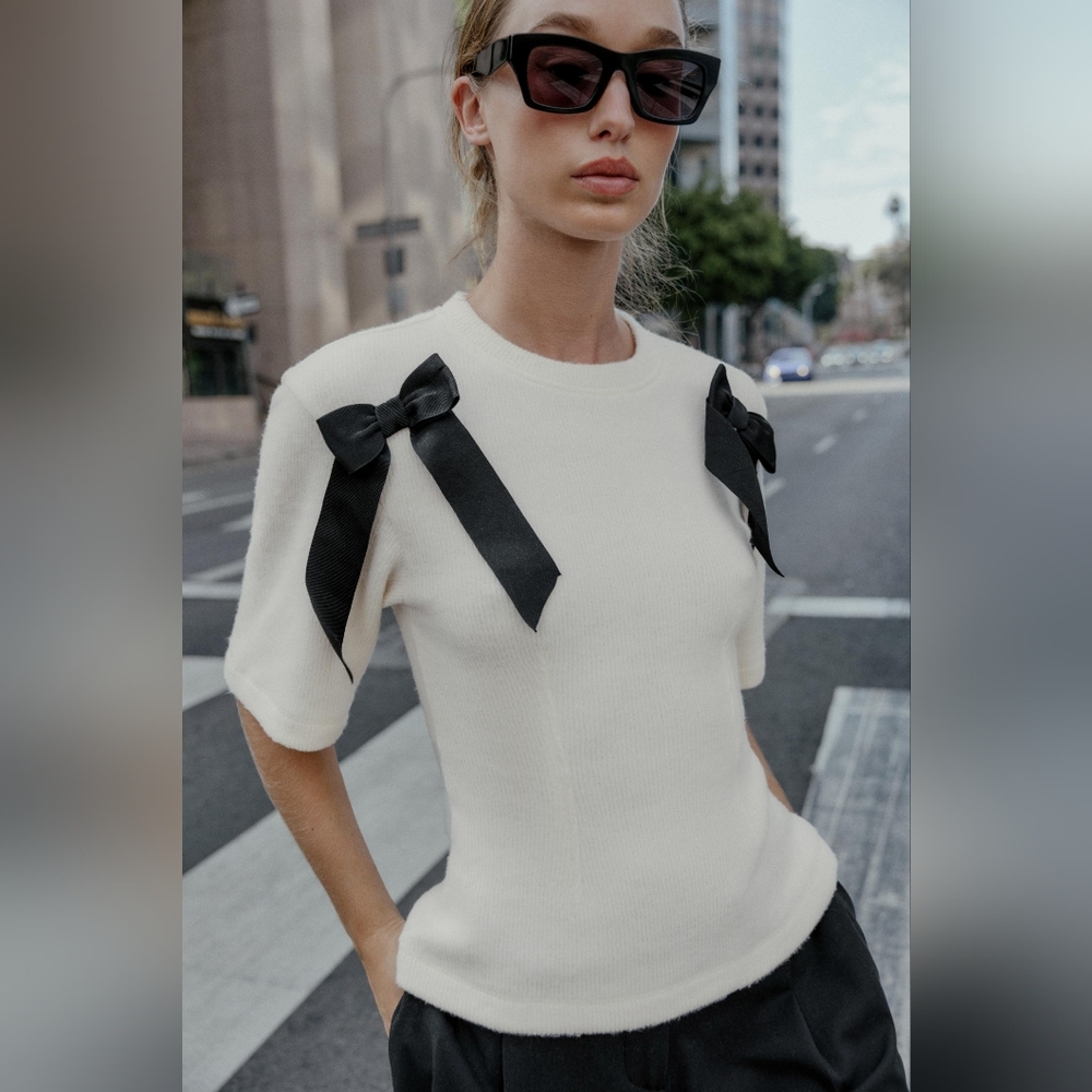 BWT Zara Size S Soft Tie Top